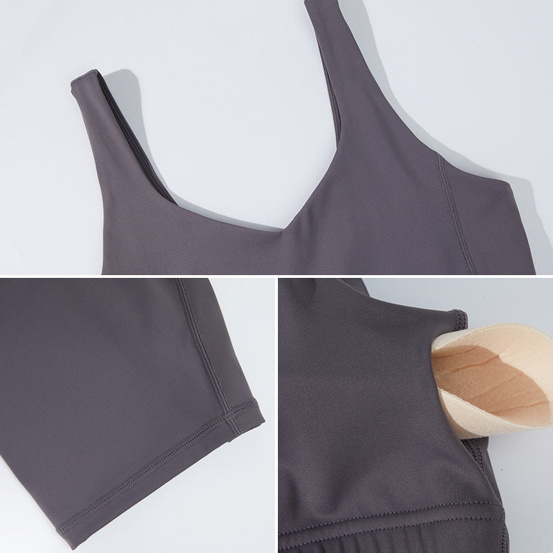 Women Yoga Set Dance Sports Outdoor Fitness Running Quick-Drying Yoga Jumpsuit