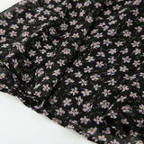 Women Dress V-neck Puff Sleeve Floral Dress Casual Short Skirt