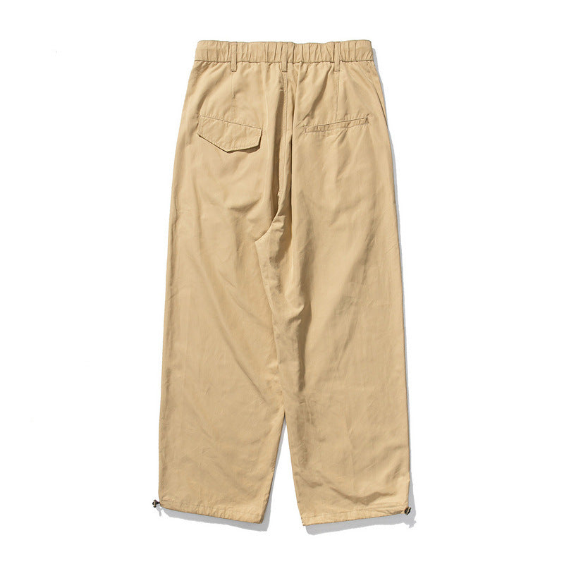 Women Sweatpants Khaki Straight-Leg Pants Men's Loose Cargo Trousers