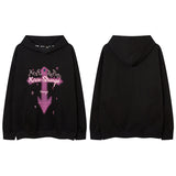 Men Hoodie T Vintage Gothic Cross Hooded Sweater