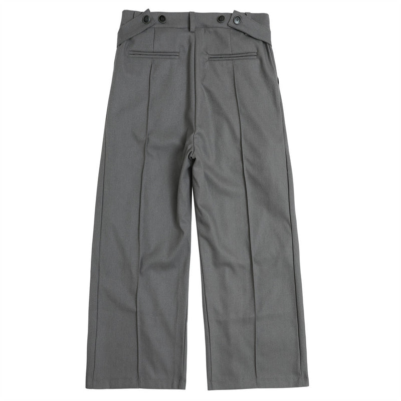 Men Sweatpants Fall Loose Drooping Straight-Leg Pants Casual Wide-Leg Draggle-Tail Trousers