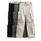 Women Sweatpants Retro Loose Straight Casual Trousers