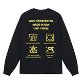 UNDEFEATED Crew Neck Sweatshirt Loose Crew Neck Fall/Winter