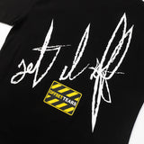 Denim Tears T Shirts Flame Wood Cotton Printed Loose Short Sleeve T-shirt