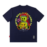 Men T Shirt Angel Retro Couple Short Sleeve T-shirt