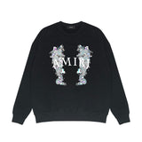 Amiri Long Sleeve Shirt Crew Sweatshirts Crew Neck Sweater