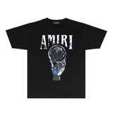 Amiri T-Shirt Personality Creative Printing Short Sleeve T-shirt Blouse