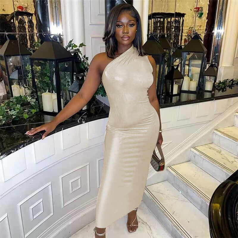 Women Dresses Spring Slim-Fitting Sleeveless Dress