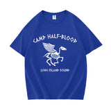 Camp Half Blood Long Island Sound Skull Percy Jackson T Shirt