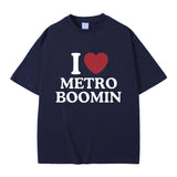 I Love Metro Boomin Graphic Print T Shirt Men Women's Hip