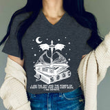 Fourth Wing Women T-shirt V-neck Fashion Lady Tops Tees