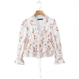 Women Tops Summer Cardigan Button Lace Shirt Top