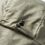 Unisex Winter Cotton Coat Decorative Hooded down Jacket Vintage Outdoor Waterproof down Jacket