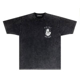 Amiri T-Shirt Distressed Retro Short Sleeve T-shirt