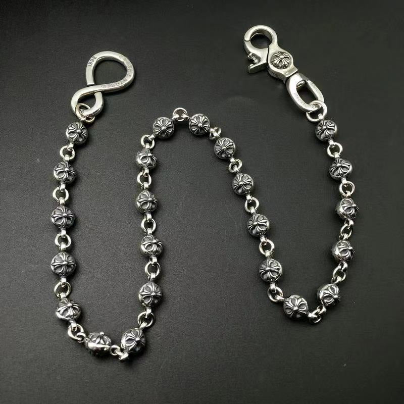 Chrome Hearts Necklace Vintage Cross Pant Chain Bag Chain