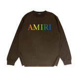 Amiri Long Sleeve Shirt Fashion Brand Long Sleeve Long-Sleeved T-shirt Blouse