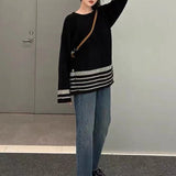 Women Knitwear Autumn and Winter round Neck Knitwear Loose Sweater