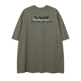 Men T Shirt Butterfly Graffiti Paste Cloth Embroidery Short Sleeve T-shirt