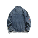 Unisex Jacket Autumn Vintage Denim Jacket
