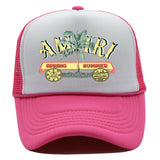 Amiri Hat Truck Cap Baseball Cap Alphabet Printed Cap