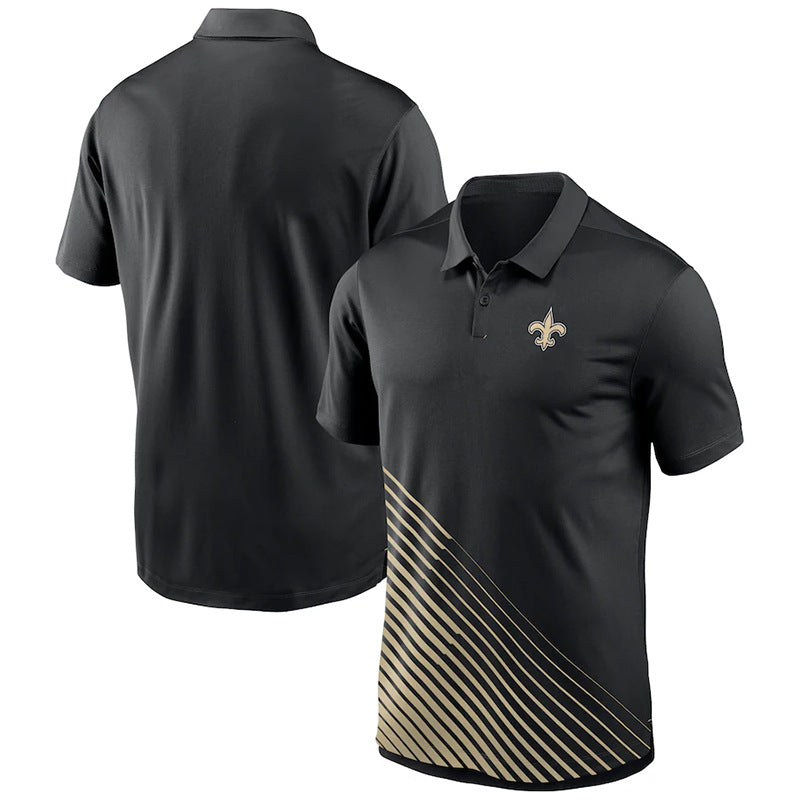NFL POLO Shirt Summer Casual Sports POLO Shirt Men's Rugby