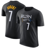 NBA T-Shirts NBAT Shirt Nets Irving Durant Basketball Shirt Short Sleeve