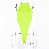 Women Jumpsuit Summer Sexy Slim Sleeveless round Neck Jumpsuit
