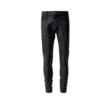 MIJKO Men's Vintage Pants MIJKO Men's Women's Spring and Summer Washing Water Old Slim-fit Jeans
