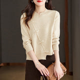 Women Knitwear Spring and Autumn Vintage Sweater Loose Sweater