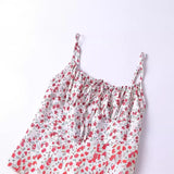 Women Dresses Summer Vintage Floral Printing Slip Dress (Xds0414)