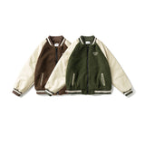 Unisex Winter Cotton Coat Lambswool Stand-up Collar Cotton-Padded Clothes Vintage Loose Embroidered Cotton-Padded Jacket