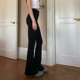 Women Sweatpants Sexy Casual Stretch Bootcut Pants