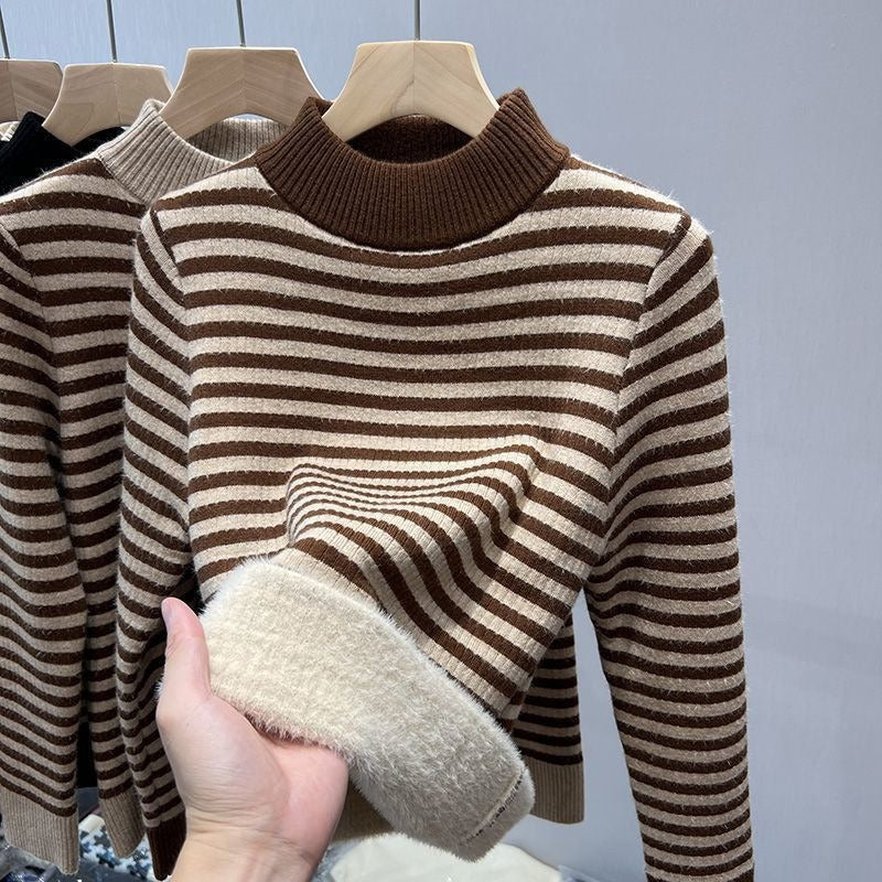 Women Knitted Pullover Turtleneck Sweater Women's Long Sleeve