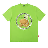 Men T Shirt Hiphop Couple Short Sleeve T-shirt Hip Hop Oversize Half Sleeve Tee