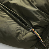 Unisex Winter Cotton Coat Vintage Cotton Stand Collar Stretchy Sleeves Cotton-Padded Coat