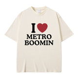 I Love Metro Boomin Graphic Print T Shirt Men Women's Hip