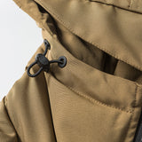 Unisex Winter Cotton Coat Three-Dimensional Pocket Decorative Hooded down Jacket