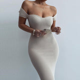 Women Dresse Sheath Skirt Short Sleeve