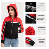 Women Trench Coat Thin Trench Coat Women's Coat Color Matching Casual Jacket Women's Spring and Autumn Outdoor Raincoat