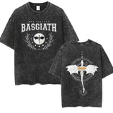 Basgiath War College Vintage Washed T Shirt Fourth Wing Drag