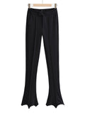 Women Sweatpants Autumn Suit Pants Slim Fit Flared Pants