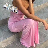Women Dresses Spring Sexy Slim Fit Backless Sling Dress