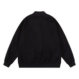 Unisex Jacket Autumn Simplicity Loose Baseball Uniform