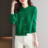 Women Knitwear Spring and Autumn Vintage Sweater Loose Sweater