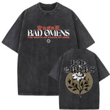 Washed Vintage Bad Omens Band Tshirt
