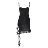 Women Dresses Spring and Summer Sexy Streamer Slim Strap Dress