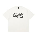 Men T Shirt Summer Casual Letter Print Short-Sleeve T-shirt