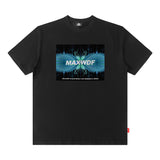 Men T Shirt Hip Hop Print Short Sleeve T-shirt Loose Couple Casual T-shirt