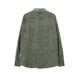 Unisex Vintage Shirt with Vertical Stripes