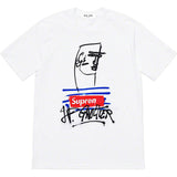 Mens T-shirts 21SS19 x Jean Paul Gaultier Tee White Graffiti Short Sleeve T-Shirt
